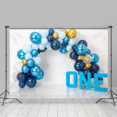 Aperturee - Aperturee Balloon Arch Indoor Birthday Cake Smash Backdrop